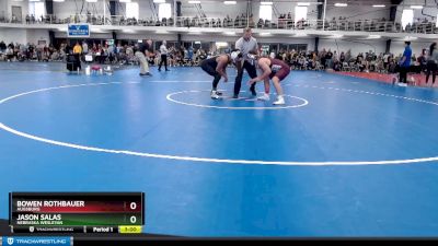 Elite 165 lbs Cons. Round 1 - Jason Salas, Nebraska Wesleyan vs Bowen Rothbauer, Augsburg