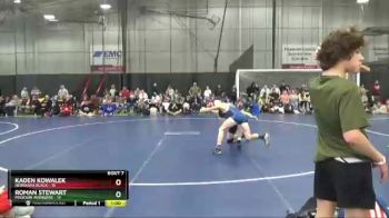 115 lbs Semis & 1st Wrestleback (8 Team) - Kaden Kowalek, Nebraska Black vs Roman Stewart, Missouri Avengers