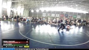 117 lbs Round 1 (4 Team) - Diesel Mascaro, Sanderson Wrestling Academy vs Blake Nash, Black Fox Wrestling