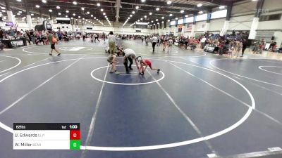 62 lbs Quarterfinal - Uriah Edwards, El Paso Supers WC vs Wyatt Miller, Bear WC