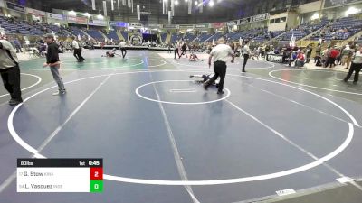 80 lbs Consi Of 16 #1 - Gavin Stow, Kinard Middle School vs Lukas Vasquez, Independent