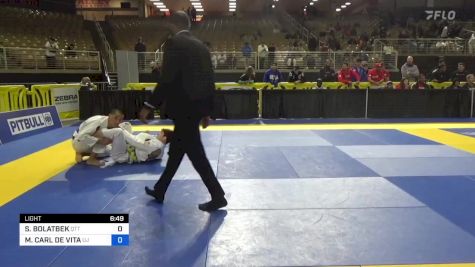 SEIILKHAN BOLATBEK vs MICHAEL CARL DE VITA 2024 Pan Jiu Jitsu IBJJF Championship