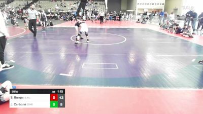 89 lbs Final - Shane Burger, ICWL Bruisers White vs Jack Carbone, Doughboy