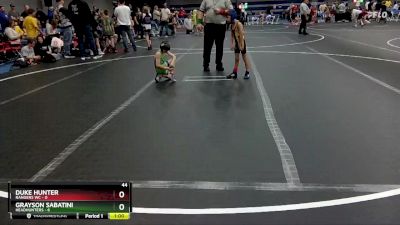 44 lbs Round 2 (8 Team) - Grayson Sabatini, Headhunters vs Duke Hunter, Rangers WC