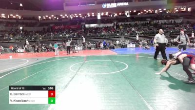 100 lbs Round Of 16 - Blake Barreca, West Essex vs Vincent Kisselbach, Overtime