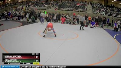 106 lbs Quarterfinal - Jonas Stock, All-Phase Wrestling Club vs Jordan Whitney, Thurston Middle Wrestling