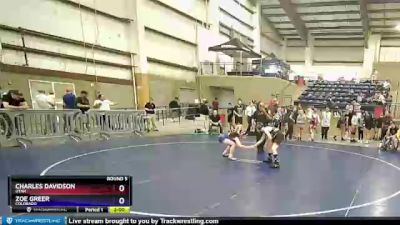 110 lbs Round 5 - Charles Davidson, Utah vs Zoe Greer, Colorado