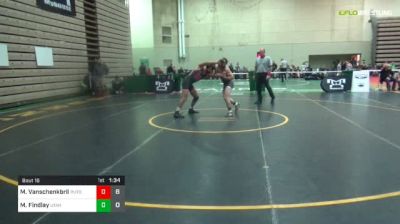 141 lbs Quarterfinal - Mike Vanschenkbrill, Rutgers vs Matt Findlay, Utah Valley