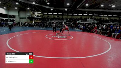 182 lbs Round Of 16 - Mason Pellegri, Milton vs Spencer Fine, Bishop Hendricken