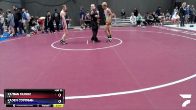 120 lbs Champ. Round 2 - Xamian Munoz, CA vs Kaden Costigan, AK