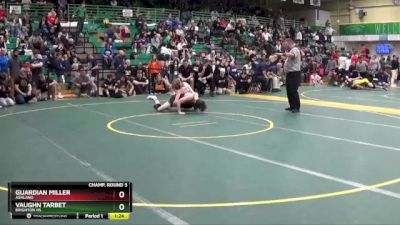 126 lbs Champ. Round 3 - Guardian Miller, ASHLAND vs Vaughn Tarbet, Brighton HS