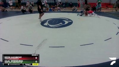 86-92 lbs Round 3 - Miyon Alkubechy, Young Guns Nashville vs Kalel Winesburgh, Soddy Daisy Wrestling Club