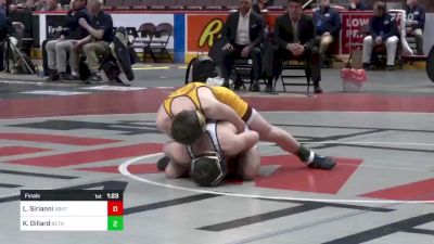 107 lbs Final - Luke Sirianni, Abington Heights vs Keanu Dillard, Bethlehem Cath