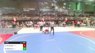 98 lbs Final - Josiah Fernandez, Widefield WC vs Raif Robinson, Wolfpack WC