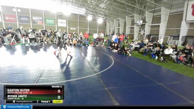 84 lbs Round 2 (4 Team) - Ryder Hintz, Green River vs Easton Suter, South Central Utah