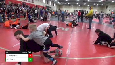 60 lbs Round 1 - Pryce Clark, MN Elite vs Kyle Dobson, Ankeny Wrestling Club