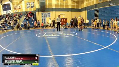 175 lbs Round 3 (8 Team) - Remington Oliver, Delta Wrestling Club Inc. vs Ellis Jones, Garrett Wrestling Club