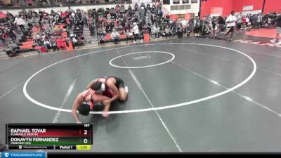 157 lbs Cons. Round 1 - Donavyn Fernandez, FREEPORT (HS) vs Raphael Tovar, Plainfield (NORTH)