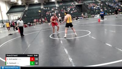 285 lbs Finals (2 Team) - Anthony Caldwell, Fort Hays State vs Zach Schraeder, Western Colorado