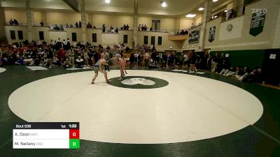 160 lbs Quarterfinal - Austin Dean, North Attleborough vs Matthew Nellany, Quincy