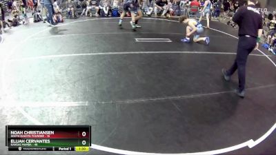 120 lbs Round 1 (4 Team) - Elijah Cervantes, Kansas Mamba vs Noah Christiansen, South Dakota Thunder