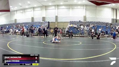 74 lbs Cons. Semi - Isaac Showalter, IL vs Baran Stevens, MI