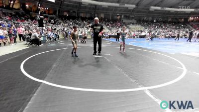 67 lbs Consi Of 16 #2 - Raiden Johns, Collinsville Cardinal Youth Wrestling vs Jaxon Baez, HBT Grapplers