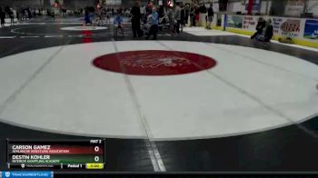169-180 lbs Round 1 - Destin Kohler, INTERIOR GRAPPLING ACADEMY vs Carson Gamez, AVALANCHE WRESTLING ASSOCIATION