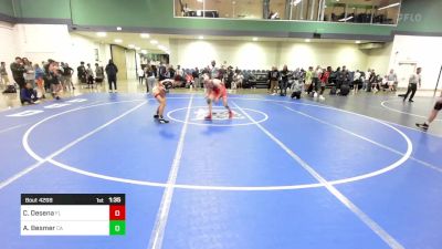 126 lbs Consi Of 32 #2 - Charlie Desena, FL vs Ashton Besmer, CA