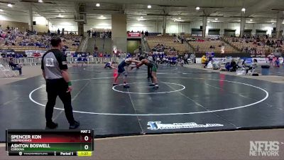 AA 190 lbs Semifinal - Ashton Boswell, Cordova vs Spencer Kon, Independence