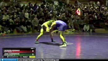 197 lbs John Gunderson, Northern Iowa vs Jackson Moomau, West Virginia