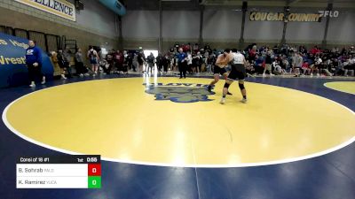 198 lbs Consi Of 16 #1 - Ben Sohrab, Paloma Valley vs Kevin Ramirez, Yucaipa