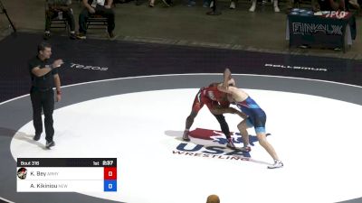 77 kg Round 1 - Kamal Bey, Army WCAP vs Aliaksandr Kikiniou, New York Athletic Club (NYAC)