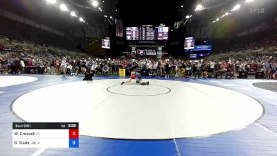 160 lbs Rnd Of 64 - Waylon Cressell, North Dakota vs Brent Slade, Jr., Iowa