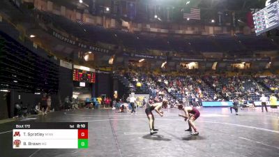 125 lbs Round Of 16 - Troy Spratley, Minnesota vs Braxton Brown, Maryland