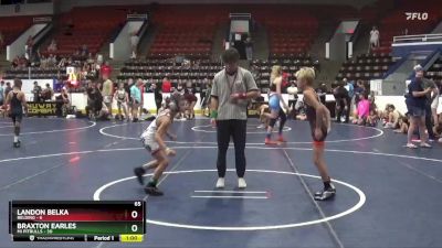 65 lbs Round 2 (6 Team) - Landon Belka, Belding vs Braxton Earles, Mi Pitbulls