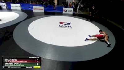 65 lbs Cons. Round 2 - Marcus Mireles, California vs Zaki Wafi, Ground Creatures Wrestling