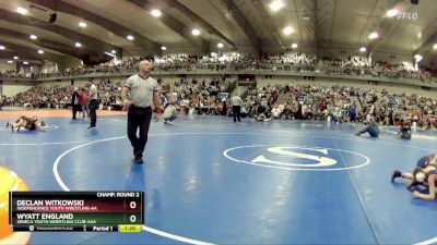 80 lbs Champ. Round 2 - Declan Witkowski, Independence Youth Wrestling-AA vs Wyatt England, Seneca Youth Wrestling Club-AAA