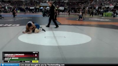 120 lbs Cons. Round 5 - Justus Briggs, Meridian vs Abraham Coronado, McQueen Nevada