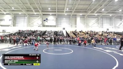 62 lbs Champ. Round 1 - Bentley Hein, NWAA Wrestling vs Jack Countermine, Guilderland Youth Wrestling