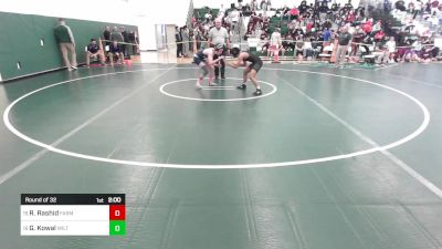 126 lbs Round Of 32 - Rayyan Rashid, Farmington vs Graham Kowal, Wilton