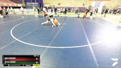 126 lbs Cons. Round 2 - Ian Hodgin, AL vs Ryan Rider, IA