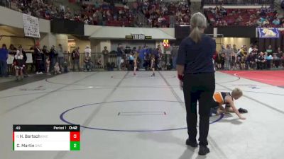49 lbs Champ. Round 2 - Henry Bertsch, Baker Wrestling Club vs Coy Martin, Darkhorse Wrestling Club