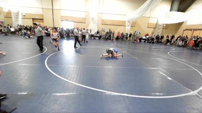 57 lbs Cons. Semi - Edgar Garcia, Colorado Outlaws vs Jett Plant, Top Of The Rock Wrestling Club