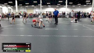 68 lbs Placement (4 Team) - Chase Simonton, Savage Barn Brothers vs Nehemiah Cortez, Daniel Cormier WA