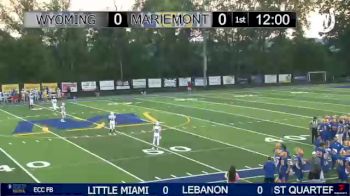 Replay: Mariemont vs Wyoming | Oct 8 @ 7 PM