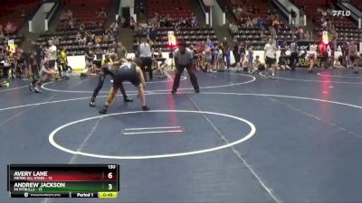 130 lbs Round 3 (4 Team) - Avery Lane, Metro All Stars vs Andrew Jackson, MI Pitbulls