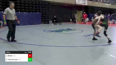 80 lbs Round Of 16 - Jayden Black, Ortanna, PA vs Chase Timmerman, Frederick, MD