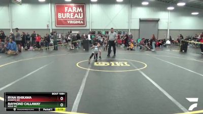 62 lbs Champ. Round 2 - Ryan Ishikawa, Bandits WC vs Raymond Callaway, Nova WC