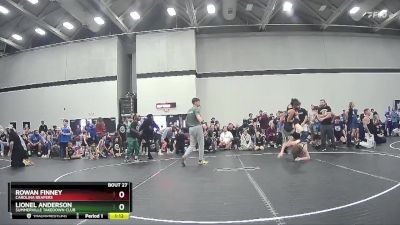 122 lbs Round 2 - Lionel Anderson, Summerville Takedown Club vs Rowan Finney, Carolina Reapers